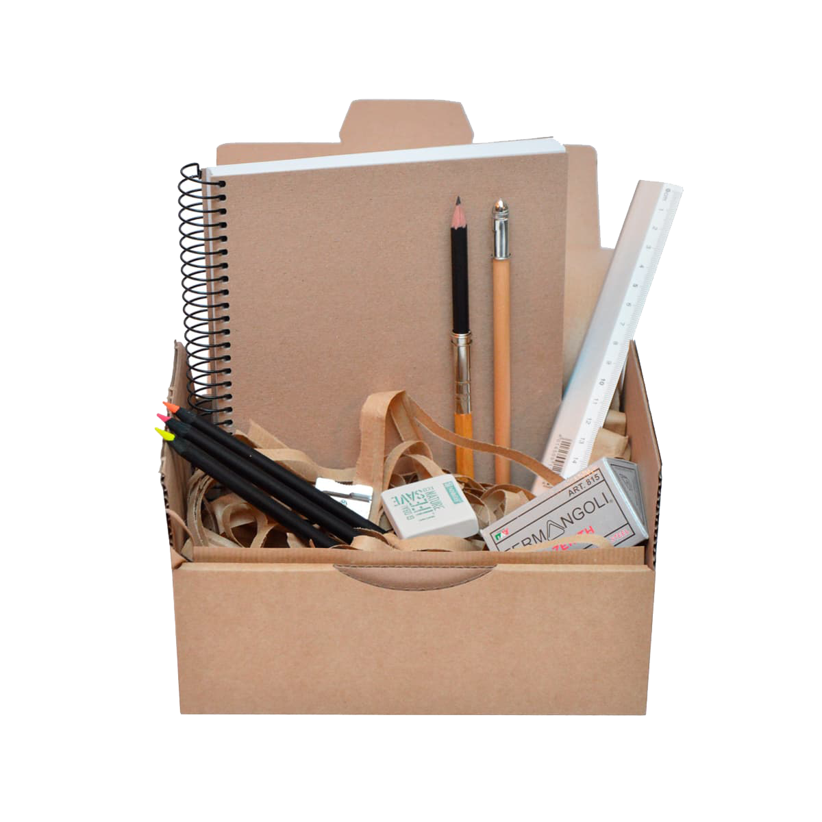 Pack Material Oficina - PS BASICS OFFICE (ESENCIAL) - Kit de material de  Oficina: Subrayadores, Bolígrafos, Corrector Tipp-ex, Cinta Adhesiva,  Clips